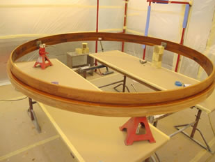 Super Yacht Expanding Table Varnishing #29