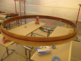 Super Yacht Expanding Table Varnishing #32